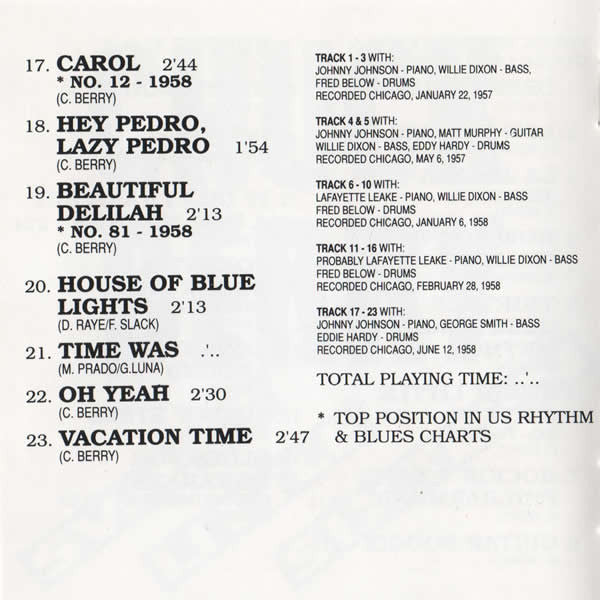 Chuck Berry : Sweet Little Sixteen (CD, Comp, RM)