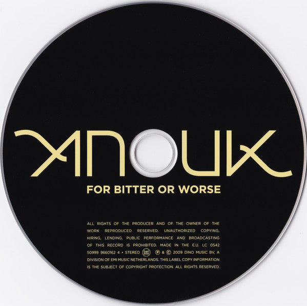 Anouk : For Bitter Or Worse (CD, Album, Dig)