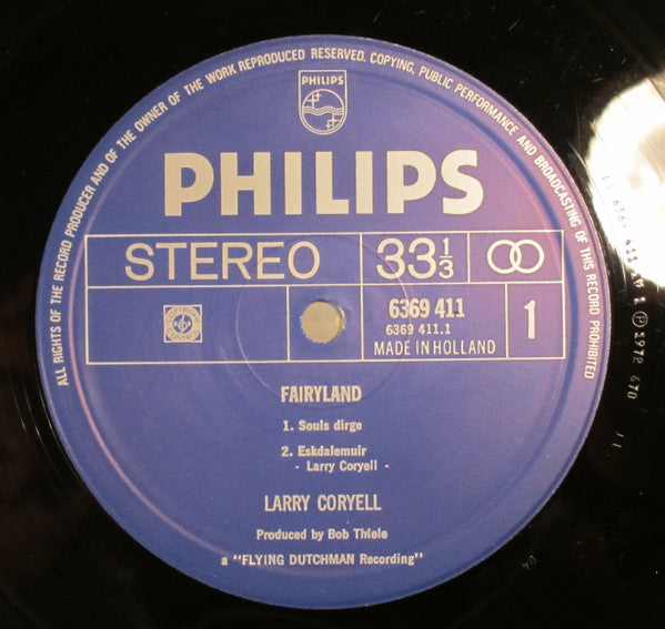 Larry Coryell : Fairyland (LP, Album)