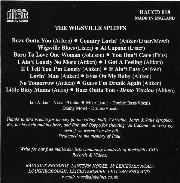 Wigsville Spliffs : Wigsville Spliffs (CD, Album)