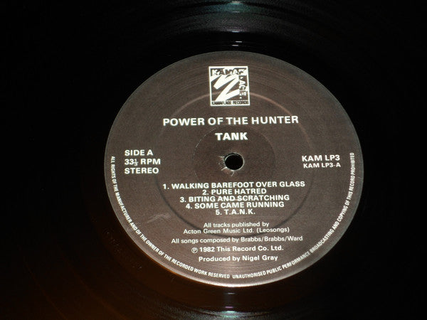 Tank (6) : Power Of The Hunter (LP, Album)