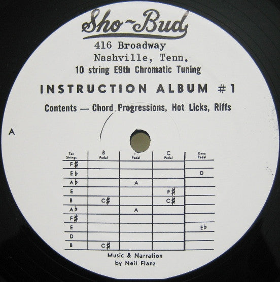 Neil Flanz : Special Instruction Album (Using The E-9th Chromatic Nashville Tuning) (LP, Album, Ltd, Promo)