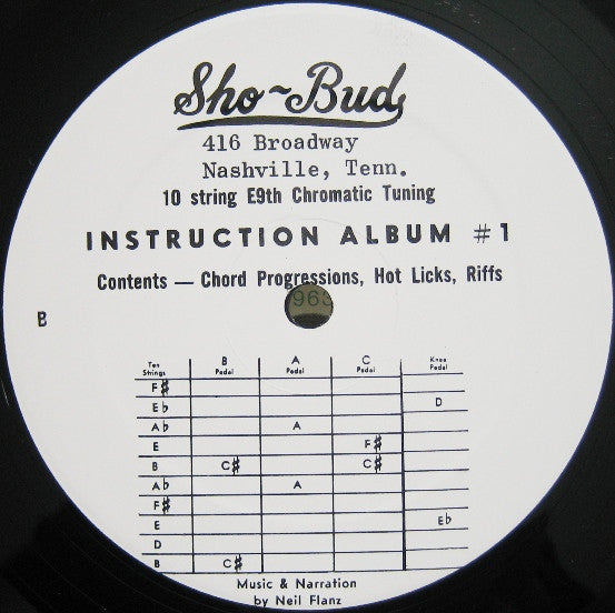 Neil Flanz : Special Instruction Album (Using The E-9th Chromatic Nashville Tuning) (LP, Album, Ltd, Promo)