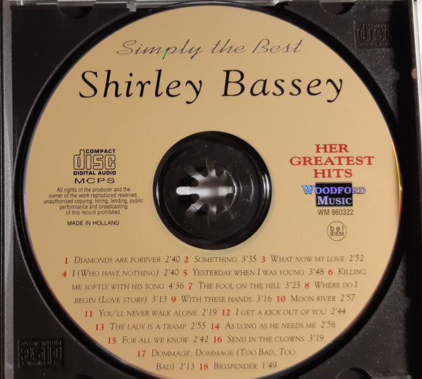 Shirley Bassey : Diamonds Are Forever: Her Greatest Hits (CD, Comp)