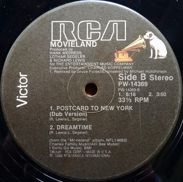 Movieland (2) : Postcard To New York (The Remix) (12")
