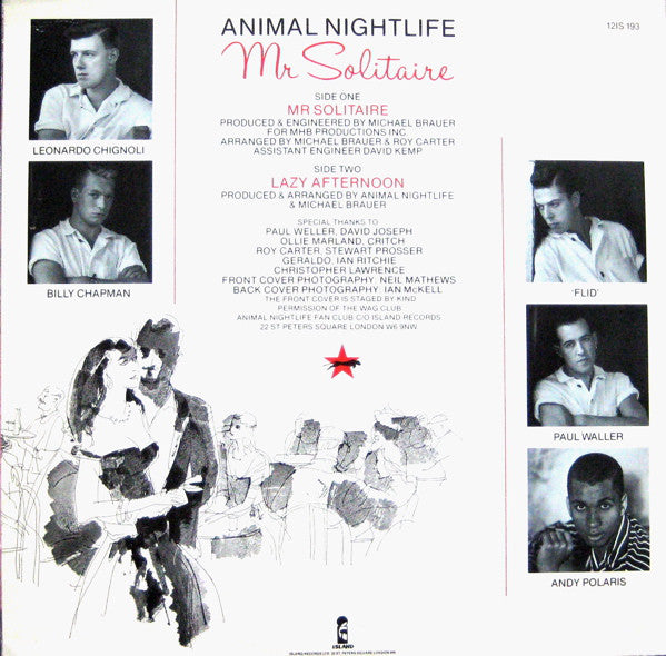 Animal Nightlife : Mr Solitaire (12")