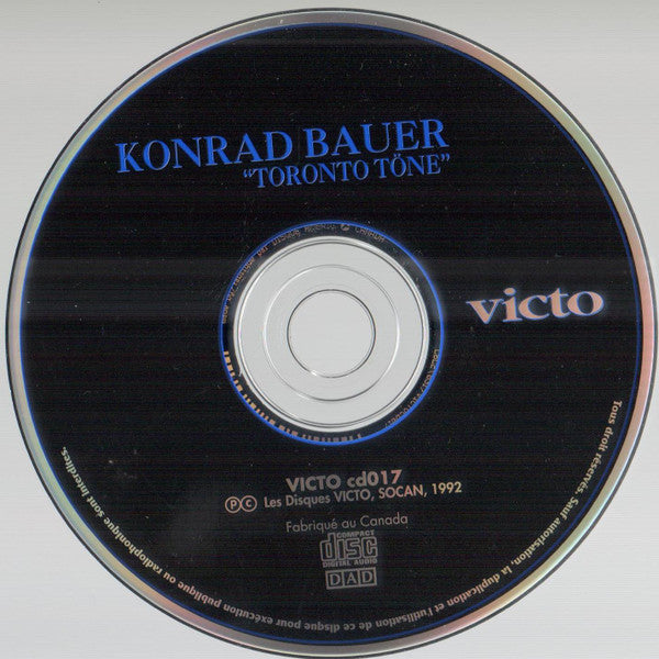 Conrad Bauer : Toronto Töne (CD, Album)