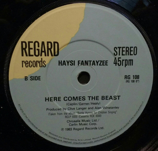 Haysi Fantayzee : Sister Friction (7", Single)