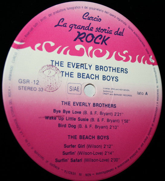Everly Brothers / The Beach Boys / Gladys Knight / Disco Tex & His Sex-O-Lettes : The Everly Brothers / The Beach Boys / Gladys Knight / Disco Tex (LP, Comp)