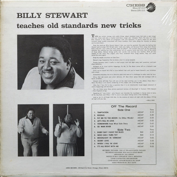 Billy Stewart : Billy Stewart Teaches Old Standards New Tricks (LP, Album, Ter)