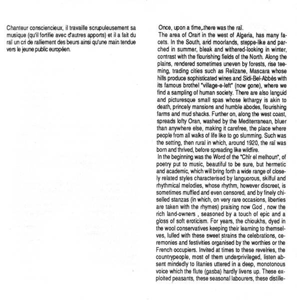 Various : Le Monde Du Raï / The World Of Raï (CD, Comp)