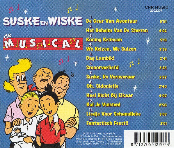 Suske En Wiske : De Musical (CD, Album)