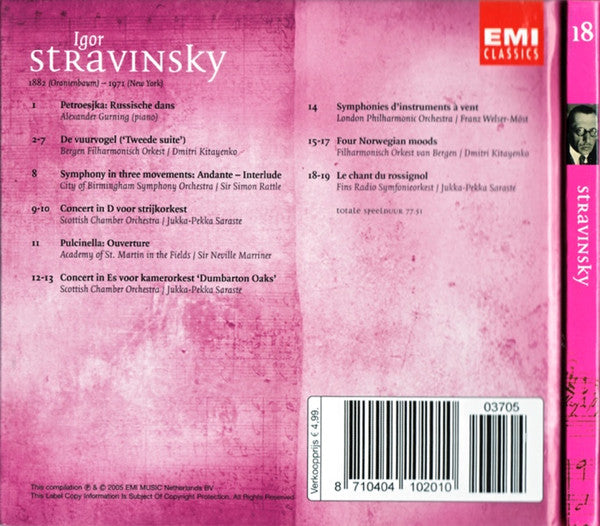 Igor Stravinsky : Igor Stravinsky (CD, Comp, Boo)