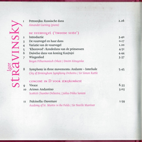 Igor Stravinsky : Igor Stravinsky (CD, Comp, Boo)