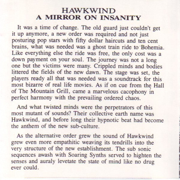 Hawkwind : Anthology Volume II (CD, Comp)