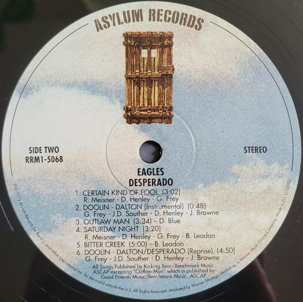 Eagles : Desperado (LP, Album, RE, 180)