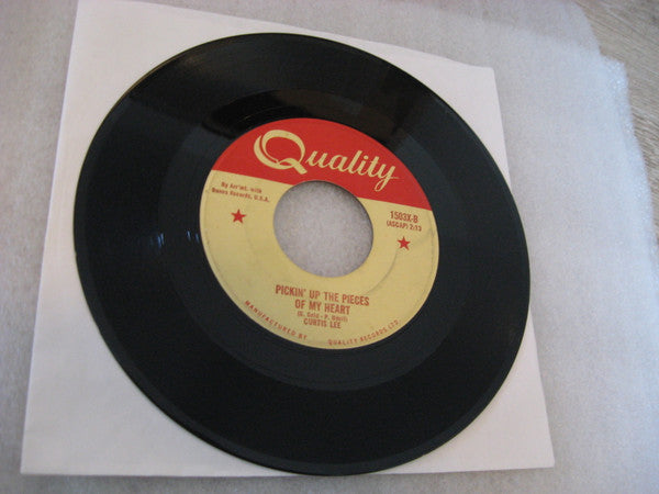 Curtis Lee : Pickin' Up The Pieces Of My Heart / Mr. Mistaker (7", Single)