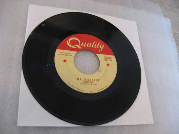 Curtis Lee : Pickin' Up The Pieces Of My Heart / Mr. Mistaker (7", Single)