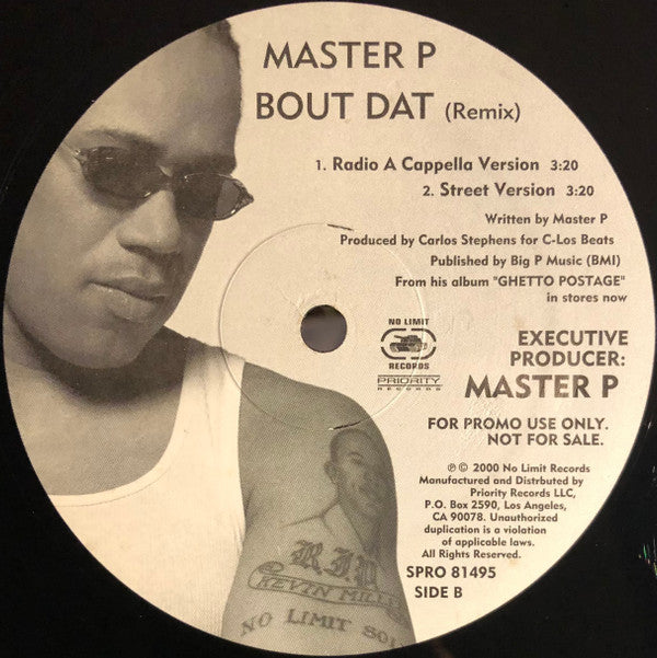 Master P : Bout Dat (Remix) (12", Single, Promo)