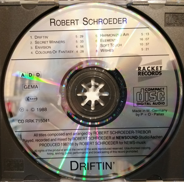 Robert Schröder : Driftin´ (CD, Album)