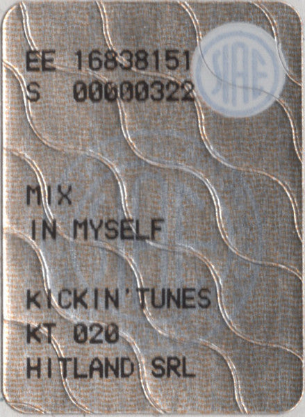 DJ Hardman Vs Dave Devil : In Myself (12")