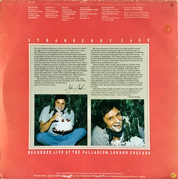 Johnny Cash : Strawberry Cake (LP, Album)