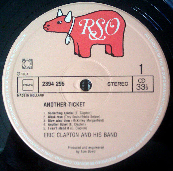 Eric Clapton : Another Ticket (LP, Album)