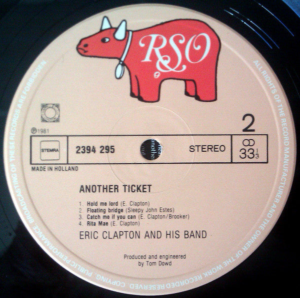 Eric Clapton : Another Ticket (LP, Album)