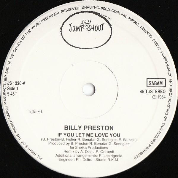 Billy Preston : If You Let Me Love You (12")