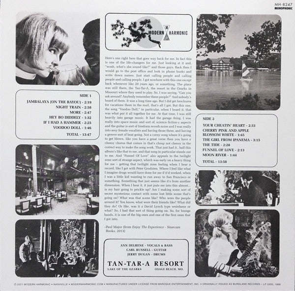 The J Ann C Trio : At Tan-Tar-A (LP, Album, Mono, RE, Gol)