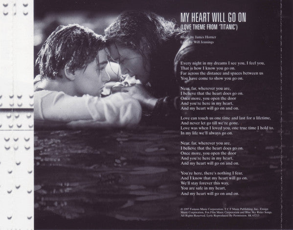 James Horner : Titanic (Music From The Motion Picture) (CD, Album, RE)