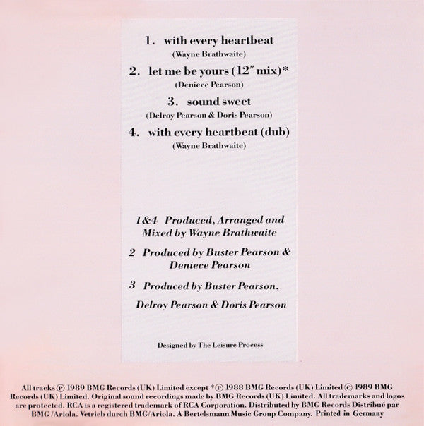 Five Star : With Every Heartbeat (CD, Maxi)