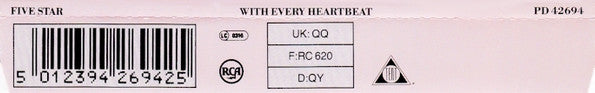 Five Star : With Every Heartbeat (CD, Maxi)