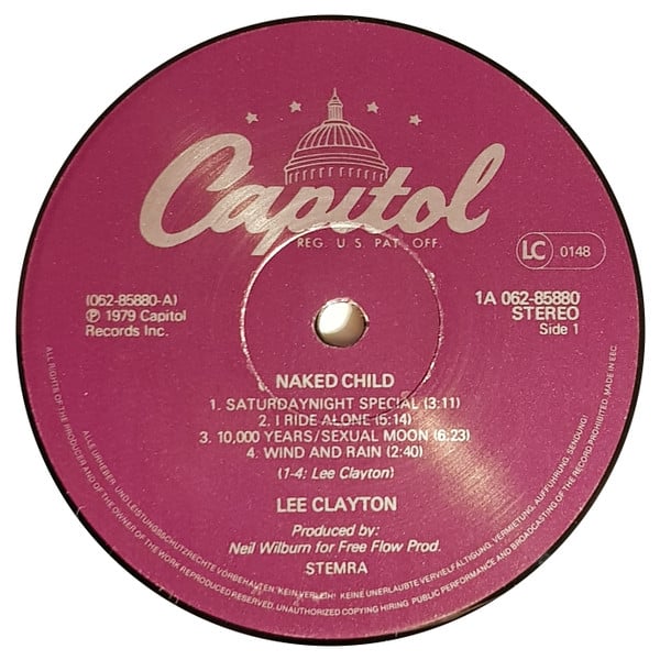 Lee Clayton : Naked Child (LP, Album, RE)