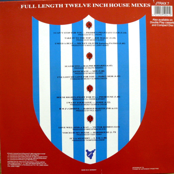 Various : Jack Trax - The Seventh Album (LP, Album, Comp)