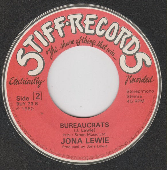 Jona Lewie : You'll Always Find Me In The Kitchen At Parties (7", Single)