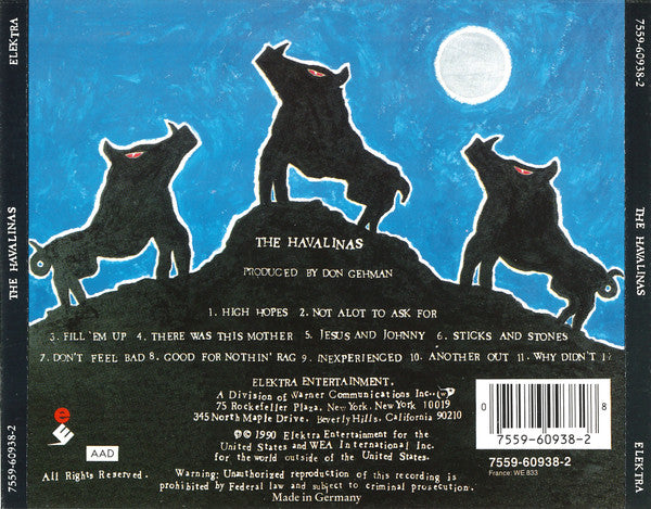 The Havalinas : The Havalinas (CD, Album)
