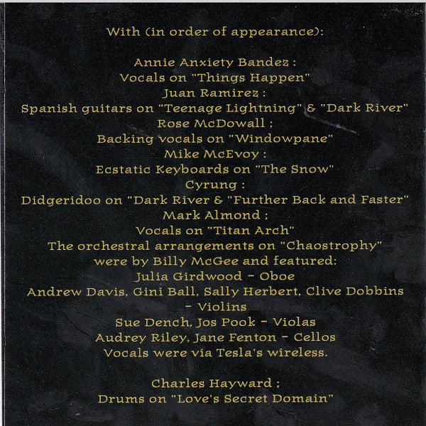 Coil : Love's Secret Domain (CD, Album, RE, RM)