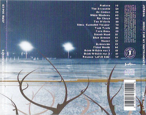 Jerboa : Music For My Instruments (CD, Album)