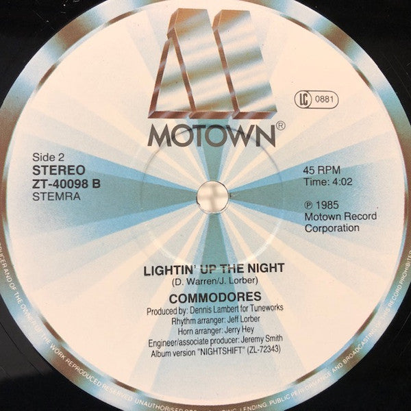 Commodores : Animal Instinct (12", Maxi)