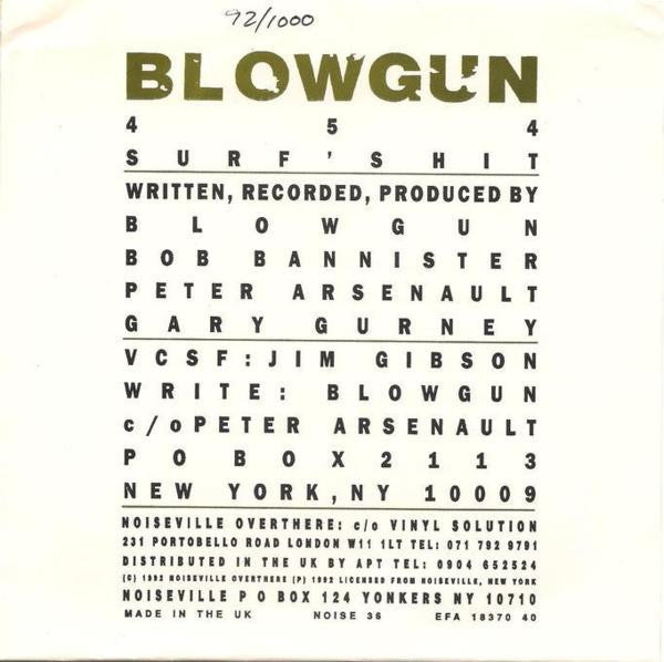 Blowgun : 454 (7", Single, Ltd, Num, Cle)