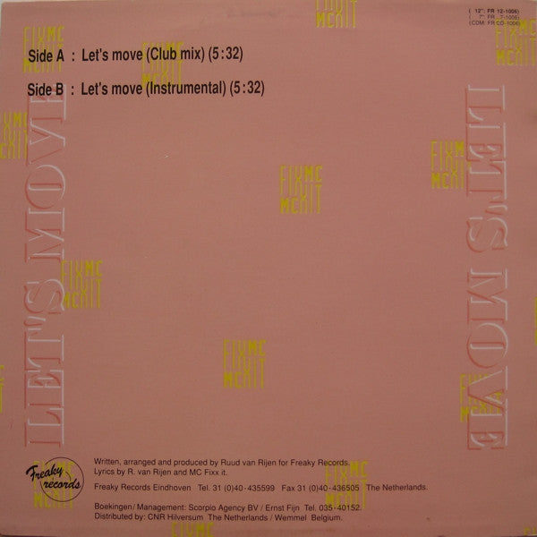 MC Fixx It : Let's Move (12")