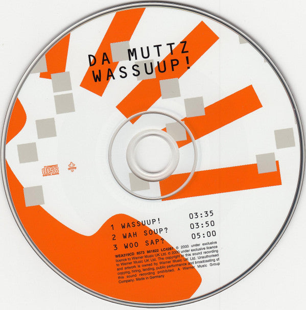 Da Muttz : Wassuup! (CD, Maxi)