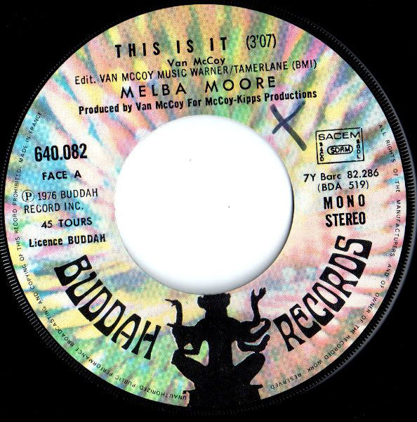 Melba Moore : This Is It (7", Single)