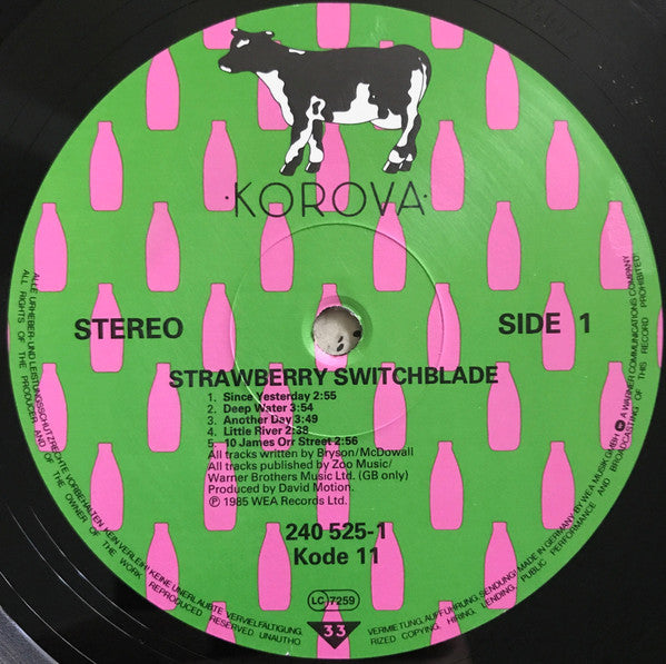 Strawberry Switchblade : Strawberry Switchblade (LP, Album, Ltd + 7", Single)