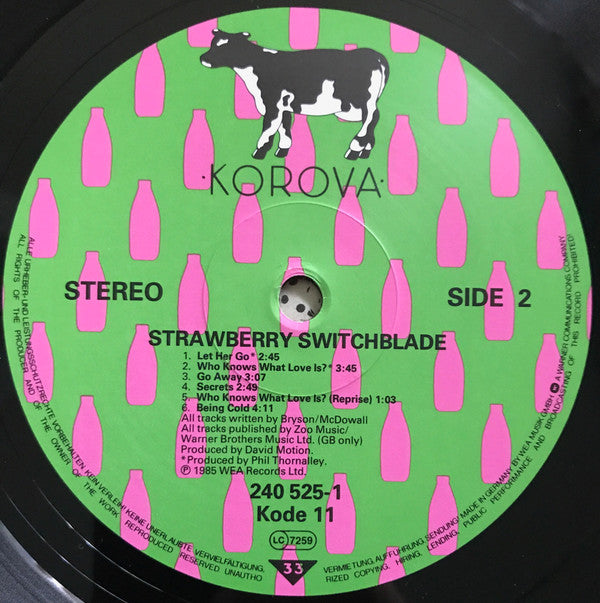 Strawberry Switchblade : Strawberry Switchblade (LP, Album, Ltd + 7", Single)