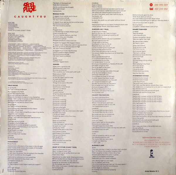 Steel Pulse : Caught You (LP, Album)