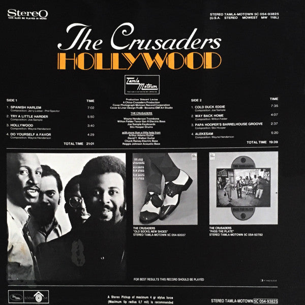 The Crusaders : Hollywood (LP, Album)
