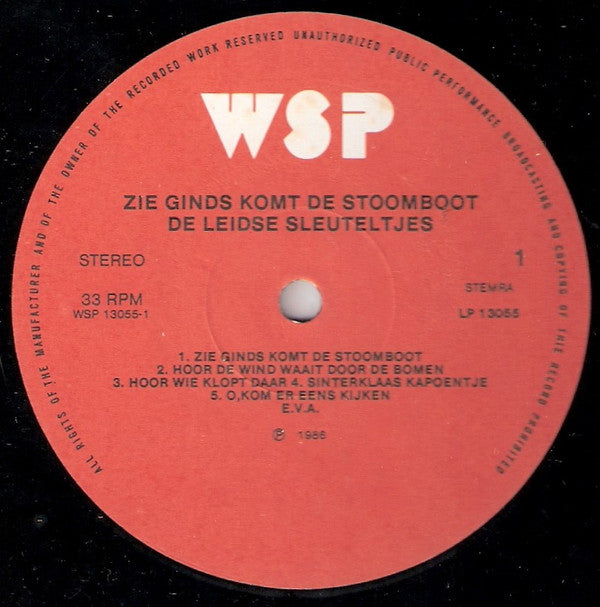 De Leidse Sleuteltjes : Zie Ginds Komt De Stoomboot (LP, Album)