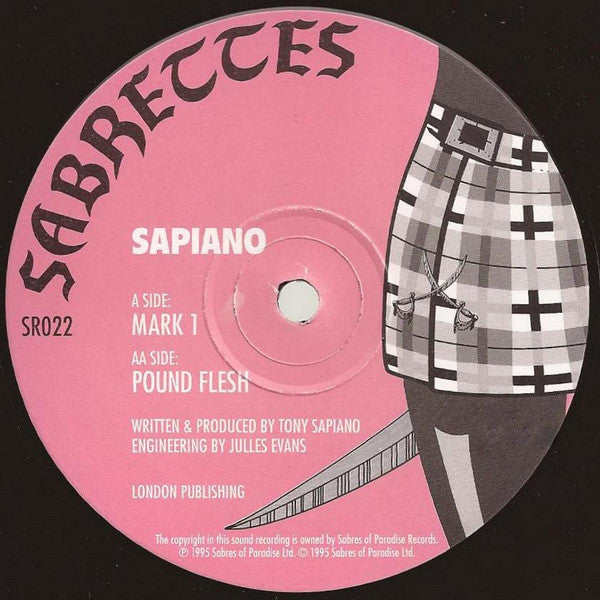 Sapiano : Mark 1 (12")